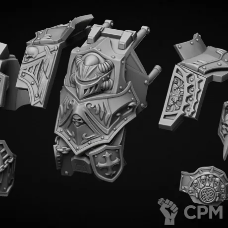 Описание картинки Броня "Invictus" тип  Arcanum от Bazilevs по цене 845руб | Свободный Рынок Миниатюр - СРМ