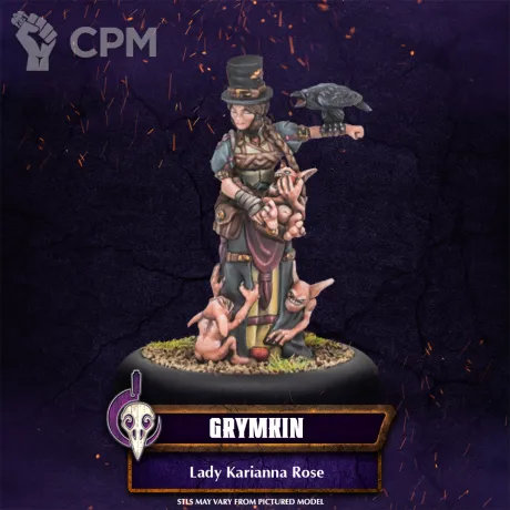 Описание картинки Lady Karianna Rose от Manufactorum76 по цене 150руб | Свободный Рынок Миниатюр - СРМ