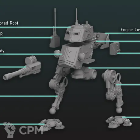 Описание картинки Walker от 3D Shop  по цене 800руб | Свободный Рынок Миниатюр - СРМ