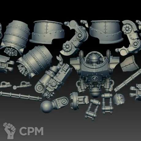 Описание картинки Domitar Battle-automata (Scan) от AxeL's Forge по цене 825руб | Свободный Рынок Миниатюр - СРМ