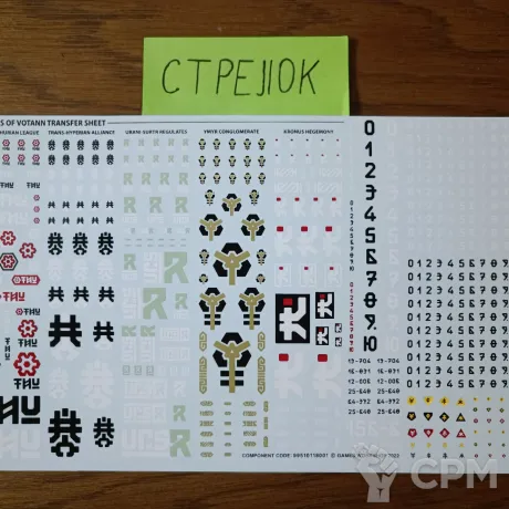 Описание картинки Leagues of Votann Transfer Sheet от CTPEJIOK по цене 400руб | Свободный Рынок Миниатюр - СРМ