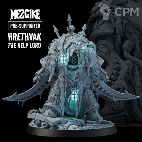 Описание картинки Hrethvak the Kelp Lord от Age of Printmar по цене 584руб | Свободный Рынок Миниатюр - СРМ