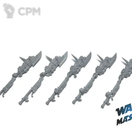 Описание картинки Legio Custodes Adrasite Spears от WARP Master по цене 800руб | Свободный Рынок Миниатюр - СРМ