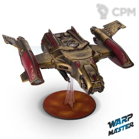Описание картинки Legio Custodes Orion Assault Dropship от WARP Master по цене 10 770руб | Свободный Рынок Миниатюр - СРМ