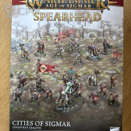 Описание картинки Zenestra's Zealots: Cities of Sigmar - Spearhead от zurdo по цене 14 000руб | Свободный Рынок Миниатюр - СРМ