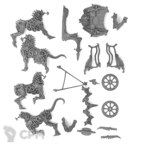 Описание картинки Liege-Kavalos on War Chariot base от LooneShroomFoundry по цене 1 355руб | Свободный Рынок Миниатюр - СРМ