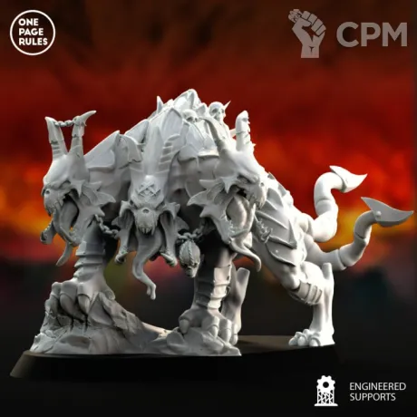 Описание картинки Tri-Hound Champion (One Page Rules) от Орки с наГорки по цене 250руб | Свободный Рынок Миниатюр - СРМ
