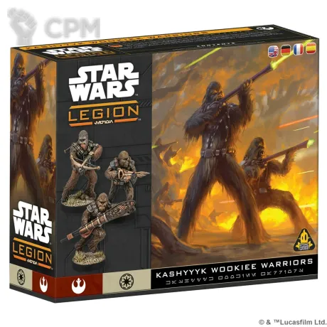 Описание картинки Star Wars: Legion – Kashyyyk Wookiee Warriors от StarkLogistics по цене 5 040руб | Свободный Рынок Миниатюр - СРМ