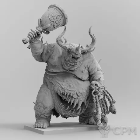 Описание картинки Great Unclean One 2 от WastelandMiniatures по цене 2 500руб | Свободный Рынок Миниатюр - СРМ