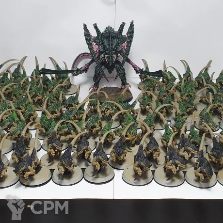 Описание картинки 120 Hormagaunts + Hive Tyrant + Neurotyrant + Zoanthropes от mcabba по цене 12 000руб | Свободный Рынок Миниатюр - СРМ