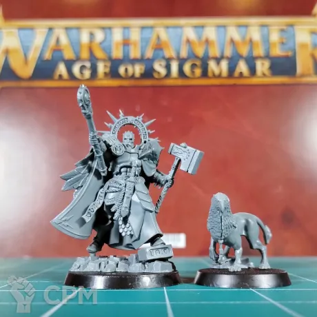 Описание картинки Stormcast Eternals Lord-Imperatant (В шлеме) от Каджит по цене 798руб | Свободный Рынок Миниатюр - СРМ