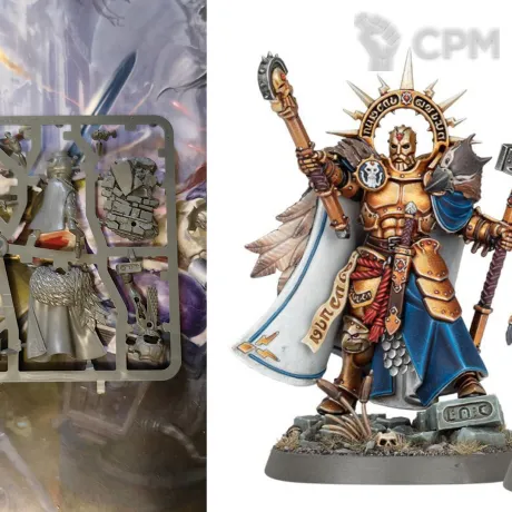 Описание картинки Lord-Imperatant with Gryph-hound от firon по цене 1 290руб | Свободный Рынок Миниатюр - СРМ