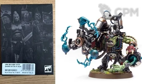 Описание картинки Big Mek with Shokk Attack Gun от zurdo по цене 5 400руб | Свободный Рынок Миниатюр - СРМ