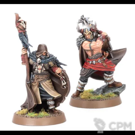 Описание картинки Aldrac & Fráecht, Heroes of Carn Dûm™ от NEW-MINIATURES по цене 888руб | Свободный Рынок Миниатюр - СРМ