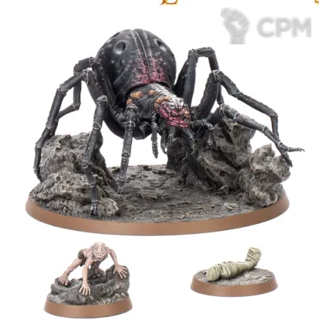 Описание картинки The Path of Cirith Ungol™ Shelob™ &amp; Gollum™ от NEW-MINIATURES по цене 1 800руб | Свободный Рынок Миниатюр - СРМ