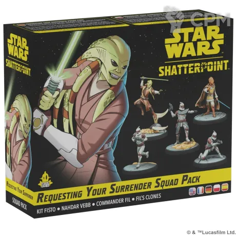 Описание картинки Star Wars: Shatterpoint – Requesting Your Surrender Squad Pack от StarkLogistics по цене 6 930руб | Свободный Рынок Миниатюр - СРМ