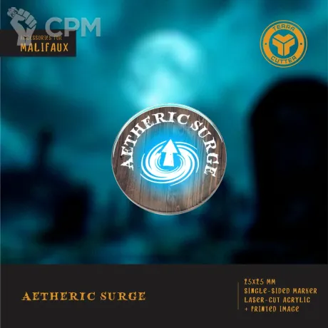 Описание картинки Malifaux Aetheric Surge от TerraCutter по цене 35руб | Свободный Рынок Миниатюр - СРМ