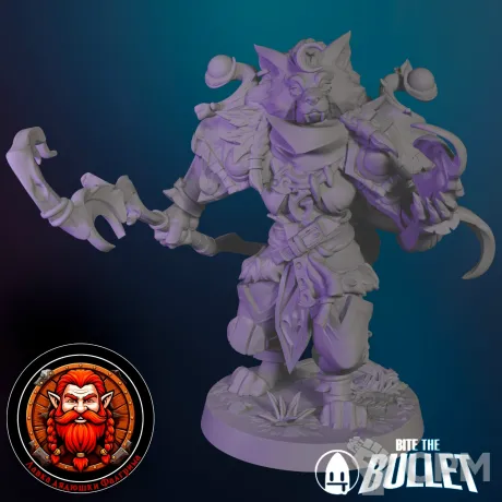 Описание картинки Ворген друид от Falgrim's_shop по цене 420руб | Свободный Рынок Миниатюр - СРМ