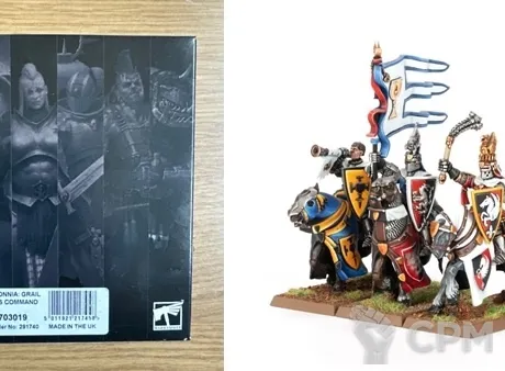 Описание картинки Grail Knight Command от zurdo по цене 7 700руб | Свободный Рынок Миниатюр - СРМ