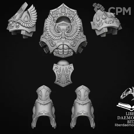 Описание картинки Armour model “Vetustus” type Sanguis от Bazilevs по цене 845руб | Свободный Рынок Миниатюр - СРМ