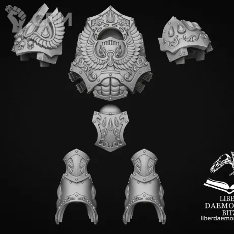 Описание картинки Armour model “Vetustus” type Sanguis от LDBits по цене 968руб | Свободный Рынок Миниатюр - СРМ