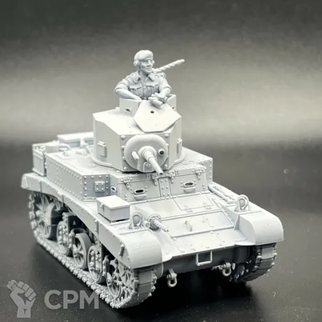 Описание картинки M3 Stuart-Honey от Пластиковые флэшбеки по цене 850руб | Свободный Рынок Миниатюр - СРМ