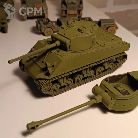 Описание картинки US Army M4A3 Sherman от Eikeer по цене 3 500руб | Свободный Рынок Миниатюр - СРМ