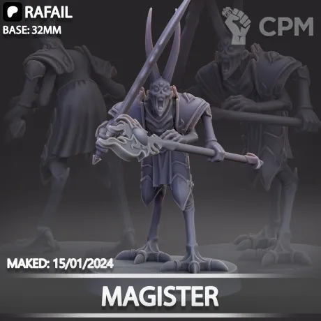 Описание картинки Magister от Naggaroth Night по цене 500руб | Свободный Рынок Миниатюр - СРМ