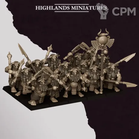 Описание картинки Infernal Cohort / Infernal Guard от MrMetalHorror по цене 1 000руб | Свободный Рынок Миниатюр - СРМ