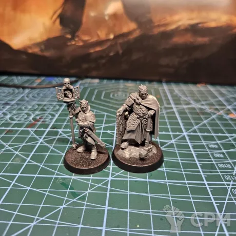 Описание картинки Freeguild Marshal and Relic Envoy от Badrus по цене 2 000руб | Свободный Рынок Миниатюр - СРМ