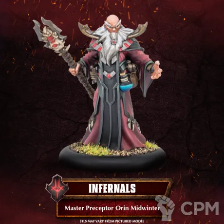 Описание картинки Master Preceptor Orin Midwinter от Manufactorum76 по цене 175руб | Свободный Рынок Миниатюр - СРМ