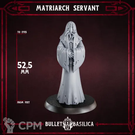 Описание картинки Matriarch Servant от Manufactorum76 по цене 200руб | Свободный Рынок Миниатюр - СРМ