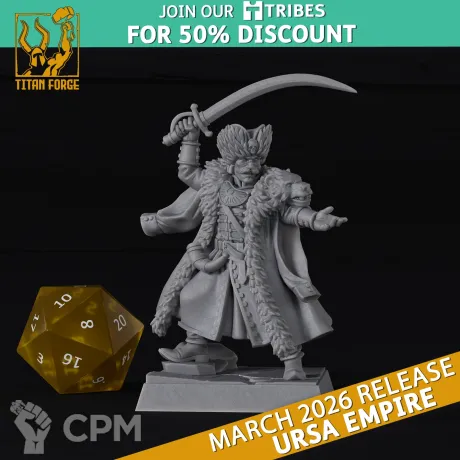 Описание картинки Kislev/ Duelist от Barduck Miniatures по цене 329руб | Свободный Рынок Миниатюр - СРМ