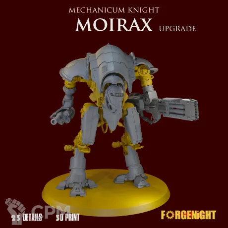 Описание картинки Mechanicum Knight Moirax upgrade kit от ForgeNight по цене 750руб | Свободный Рынок Миниатюр - СРМ
