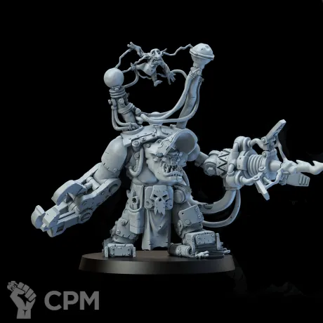 Описание картинки Миниатюра Ork "Mek Boss", BIG MEK от Brother Ork по цене 1 180руб | Свободный Рынок Миниатюр - СРМ