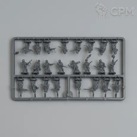 Описание картинки Литник немецких гренадеров (24 фигуры) от Fridericus по цене 750руб