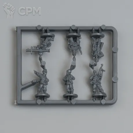 Описание картинки Командный\ПТ литник немецких гренадеров (6 фигур) от Fridericus по цене 220руб