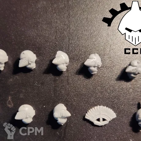 Описание картинки MK VI Heads Raven Guard от ССП по цене 330руб | Свободный Рынок Миниатюр - СРМ
