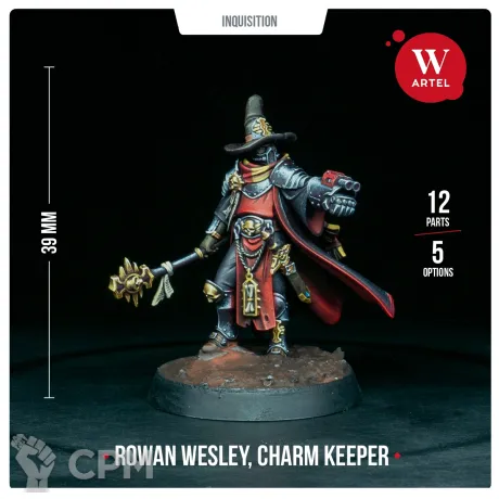 Описание картинки Миниатюра Rowan Wesley, Charm Keeper от Артель W по цене 890руб | Свободный Рынок Миниатюр - СРМ