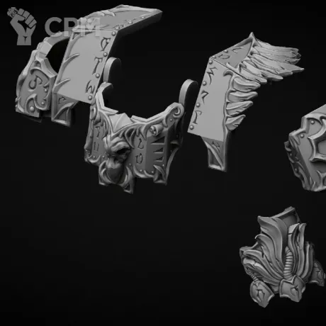 Описание картинки Броня "Loculo" тип Crow от Bazilevs по цене 845руб | Свободный Рынок Миниатюр - СРМ