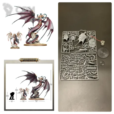 Описание картинки Morathi-Khaine and The Shadow Queen от ZvZ Bitz Shop по цене 11 900руб | Свободный Рынок Миниатюр - СРМ