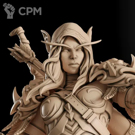 Описание картинки Sylvanas Windrunner Фигурка (World of Warcraft) от GAS3TXD  по цене 3 900руб | Свободный Рынок Миниатюр - СРМ