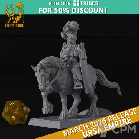 Описание картинки Kislev/War Priest Rider от Barduck Miniatures по цене 349руб | Свободный Рынок Миниатюр - СРМ