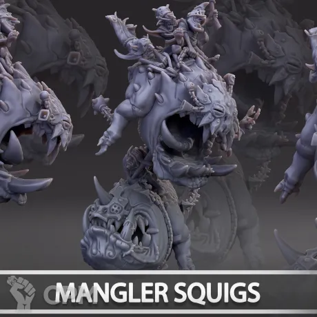 Описание картинки Mangler Squigs от Naggaroth Night по цене 2 500руб | Свободный Рынок Миниатюр - СРМ