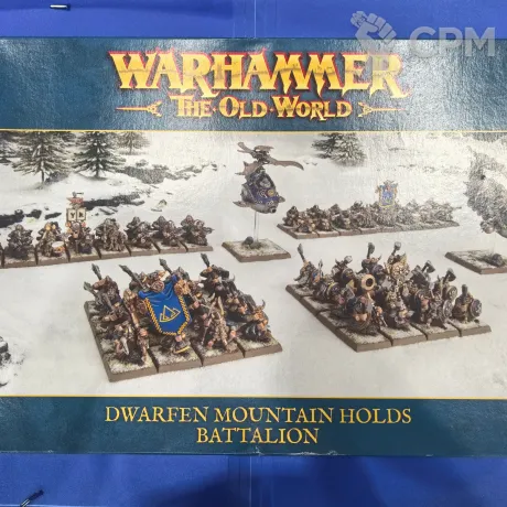 Описание картинки TOW: Dwarfen Mountain Holds Battalion от Akella по цене 18 000руб | Свободный Рынок Миниатюр - СРМ