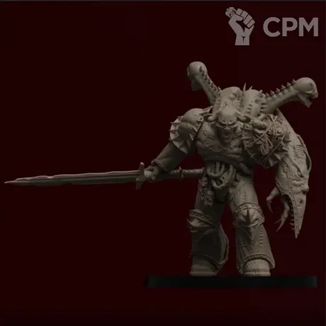 Описание картинки Chaos Daemon Prince от MrMetalHorror по цене 1 350руб | Свободный Рынок Миниатюр - СРМ