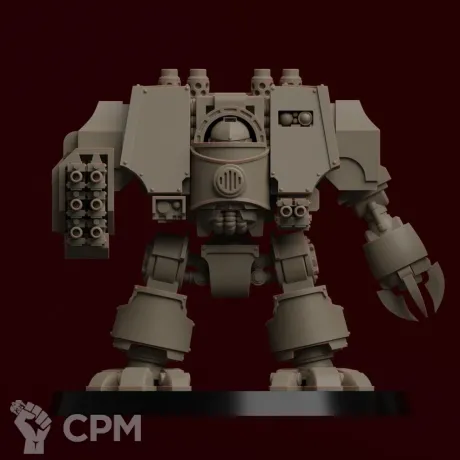 Описание картинки CastraFerrum Dreadnought от MrMetalHorror по цене 1 100руб | Свободный Рынок Миниатюр - СРМ