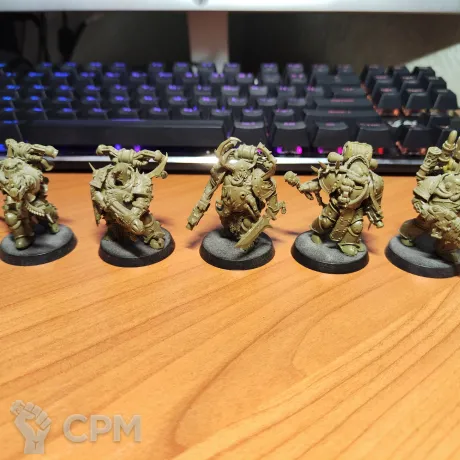 Описание картинки Plague marines стартерные от Сергиев Илья по цене 2 500руб | Свободный Рынок Миниатюр - СРМ