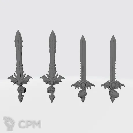 Описание картинки Night Lords PowerSwords от Стальные Небеса по цене 150руб | Свободный Рынок Миниатюр - СРМ