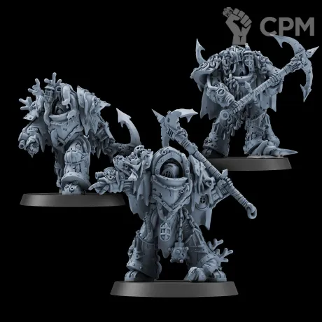 Описание картинки Набор миниатюр Телохранители савана глубин, Deathshroud Bodyguard от Brother Ork по цене 1 565руб | Свободный Рынок Миниатюр - СРМ